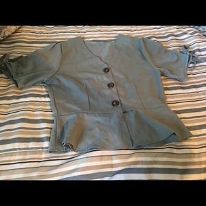 Olive Green Blouse